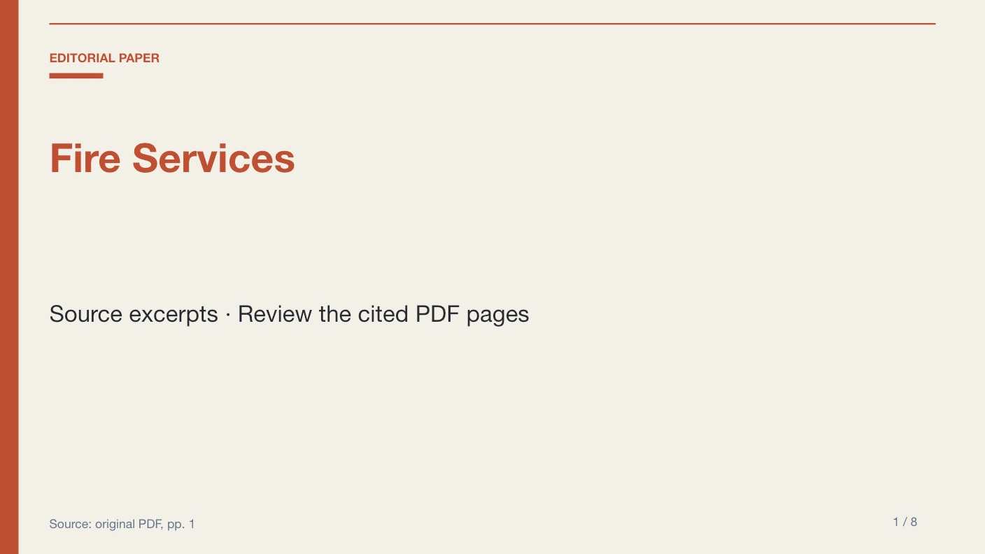 Editorial Paper native PowerPoint export preview