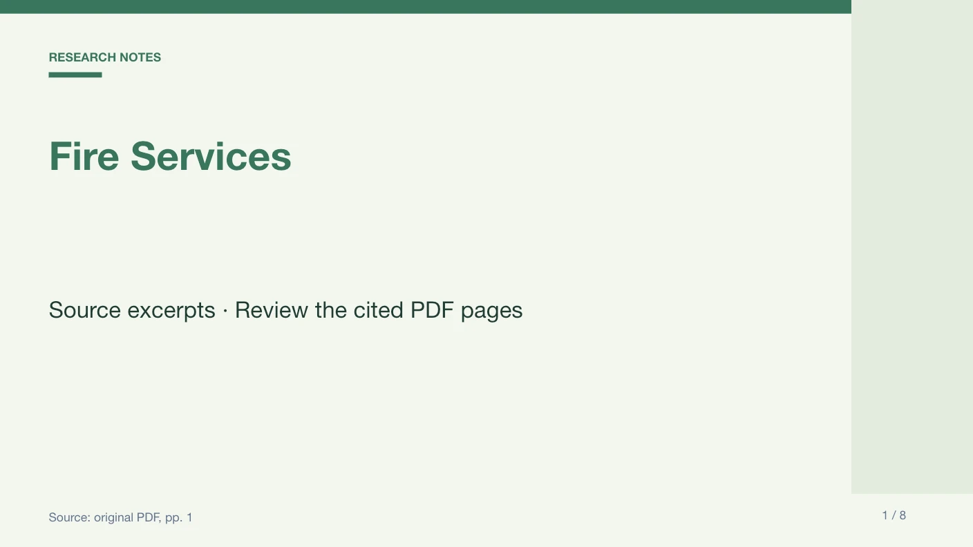 Research Notes native PowerPoint export preview